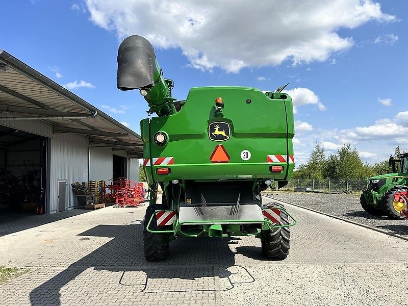 John Deere S680 HM mit Geringhoff 630 VarioStar