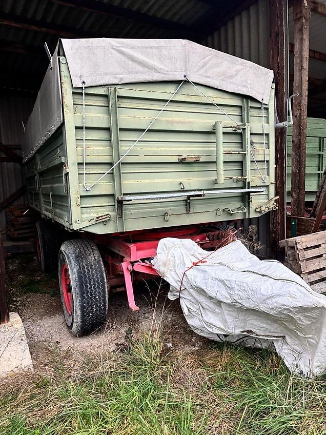 KG-AGRAR Hummel-HKD-12/ 3-Seiten-Kipper mit Abdeckplane und Förderschnecke