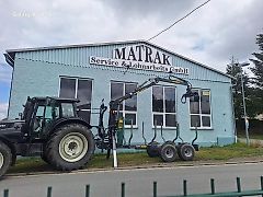 Oehler Holzrückewagen OL THK 90 Lenkachse neuem Kran OL 685SG/P