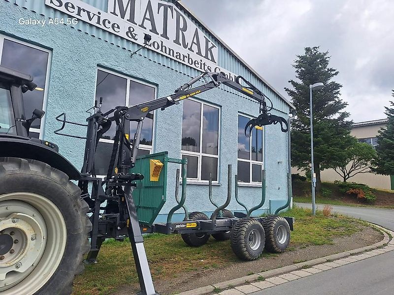 Oehler Holzrückewagen OL THK 90 Lenkachse neuem Kran OL 685SG/P