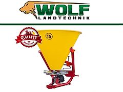 Wolf-Landtechnik GmbH Düngerstreuer rostfreie Streuscheibe 6-15m  400L