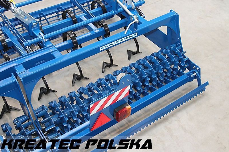 Rolmako Saatbettkombination kompakt U 684 mit Zinken SG, gehängte Version, Breiten von 2,5 m bis 6 m