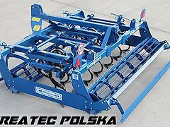 Rolmako Saatbettkombination kompakt U 684 mit Zinken SG, gehängte Version, Breiten von 2,5 m bis 6 m