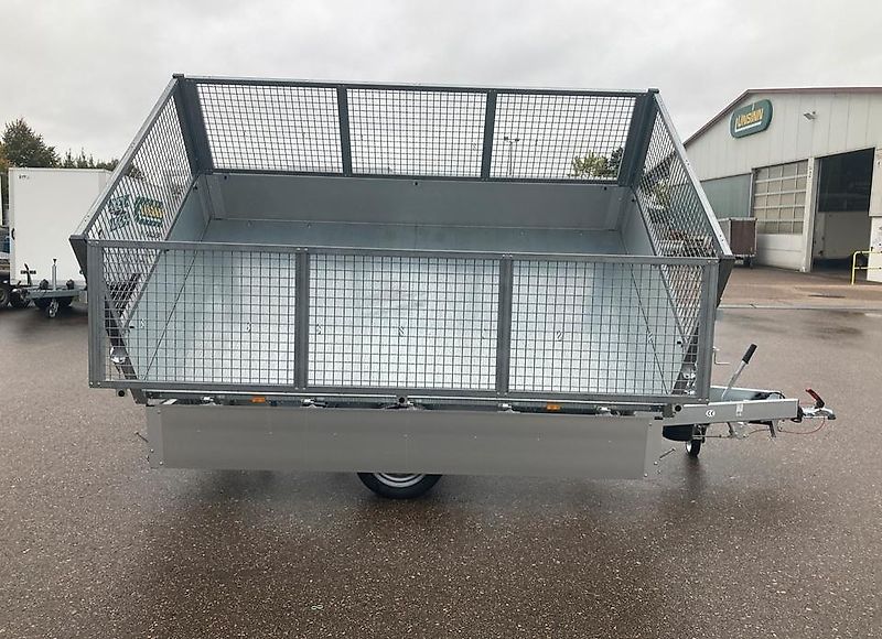 Unsinn 1,8To Dreiseitenkipper mit Laubgitter und Pumpless