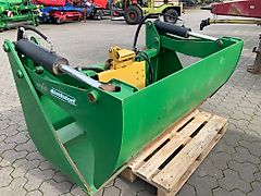 Düvelsdorf silageschneidschaufel mit Tanco Ballenhalter