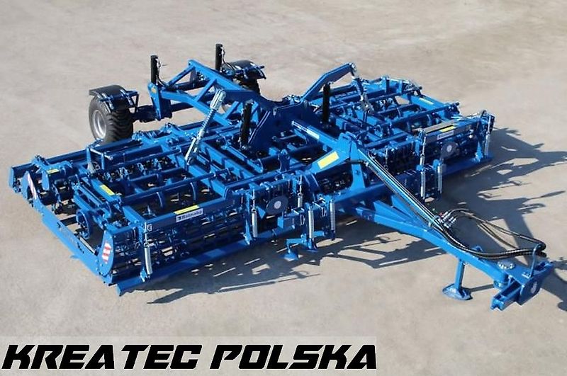 Rolmako Saatbettkombination kompakt / Kompaktgrubber U 684 PRO mit Zinken SX mit verstärkter Doppelfeder, halb-aufgehängten Version, Breiten von 3 m bis 6 m