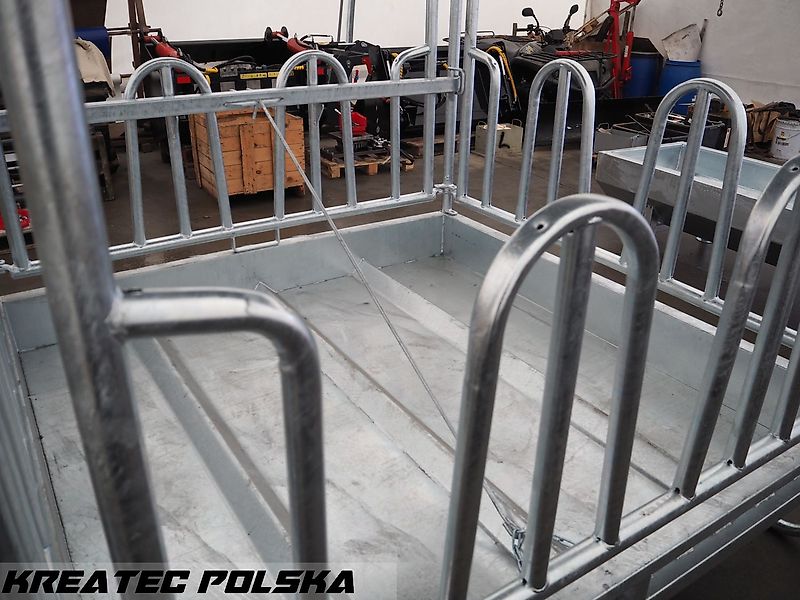 KMZ Heuraufe M4/12, Raufe für Vieh und Pferde 12 -Stellen, verzinkt