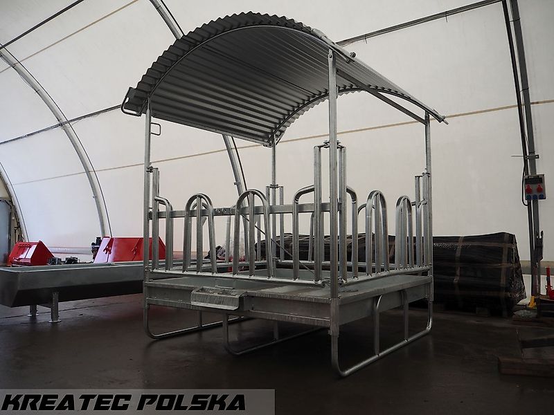 KMZ Heuraufe M4/12, Raufe für Vieh und Pferde 12 -Stellen, verzinkt