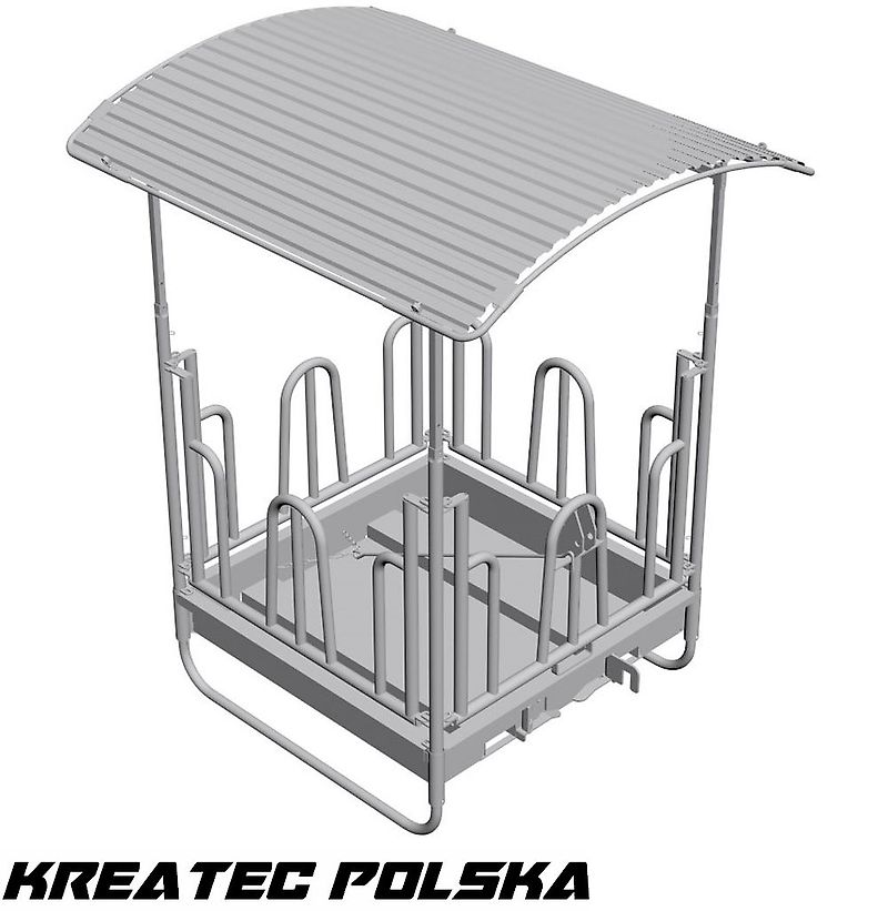KMZ Heuraufe M4/12, Raufe für Vieh und Pferde 12 -Stellen, verzinkt