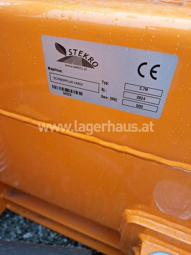 Stekro SCHNEEPFLUG 2.70 VARIO TUZ II