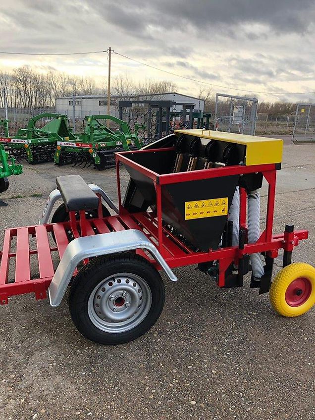 Top-Agro Automatische Pflanzmaschine für Knoblauch, Saubohne, Zwibeln, Tulpen