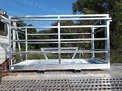 KREATEC Arbeitskorb, Arbeitsbühne 1,5m verzinkt