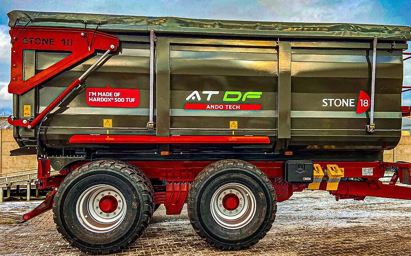 Ando Tech Tandemkipper / Trailer / Remorque / Przyczepa STONE 18 16,3 t