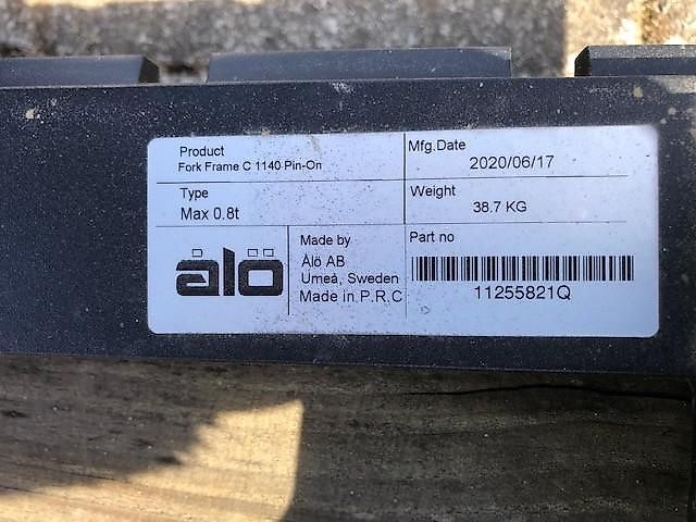 Alö Palettengabel Alö Fork Frame C1140