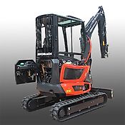 Eurocomach 25ZT Nullheckbagger 2,5to Powertilt HS03