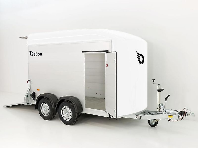 Debon Kofferanhänger C500 164x300cm H:200cm 2,0t|Alu|Polybug|Tür